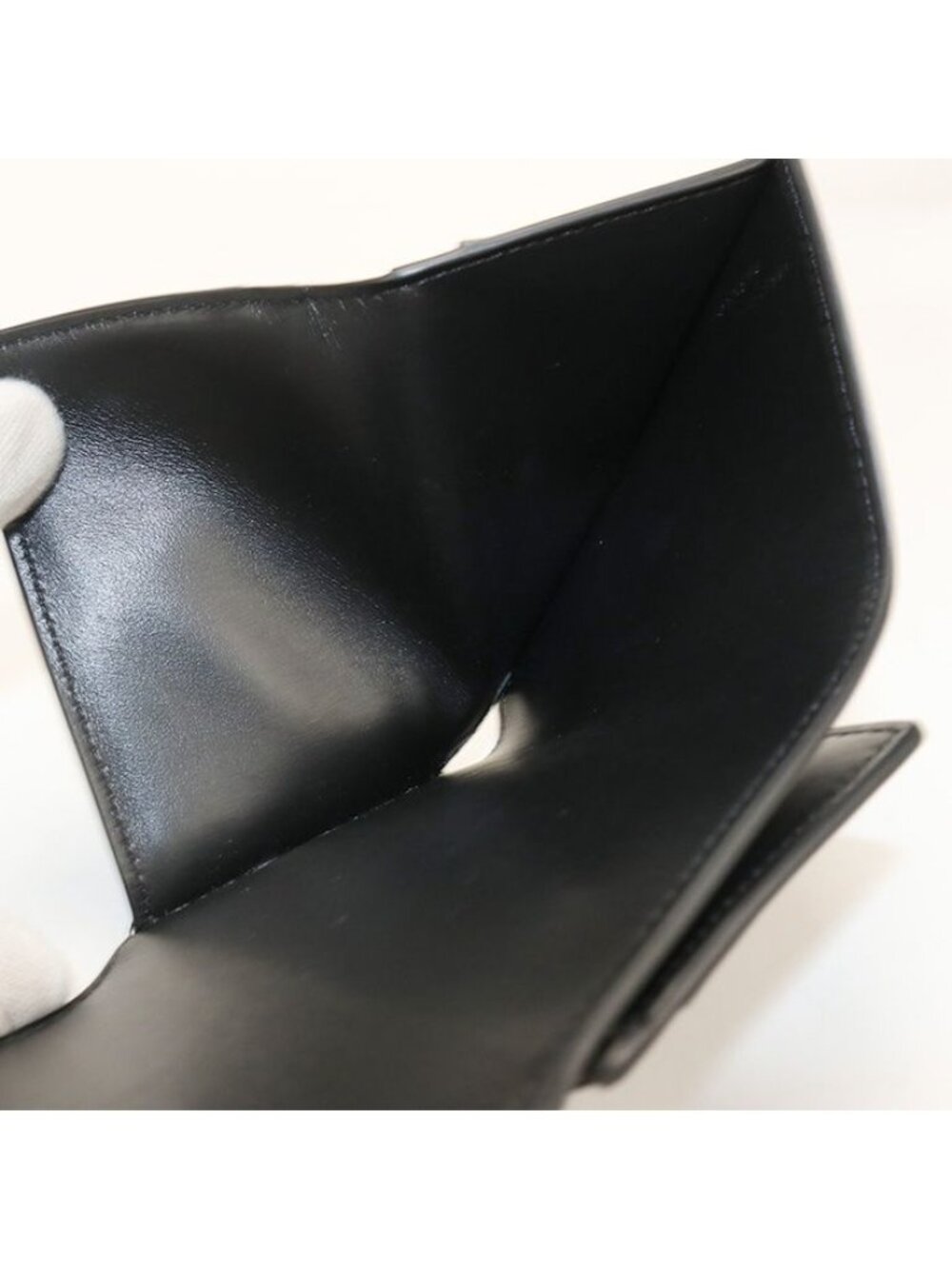 Celine Compact Wallet Triomphe Trifold Leather - Picture 4 of 9